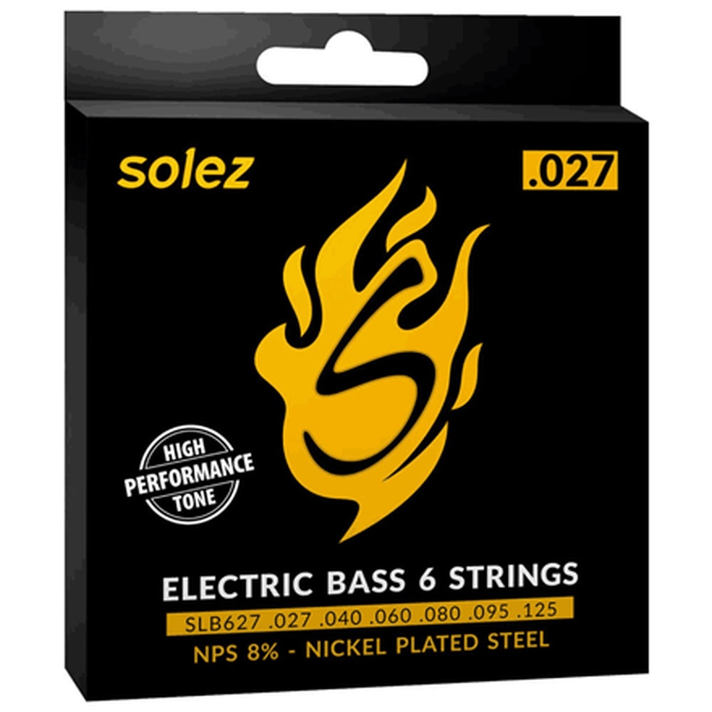 ENCORDOAMENTO CONTRABAIXO SOLEZ SLB627 6-CORDASS 0.027 -