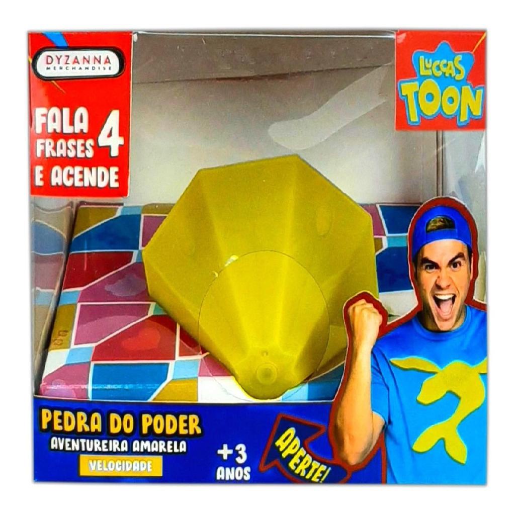Lucas Neto Pedra Do Poder Aventureiros Som/luz Amarelo
