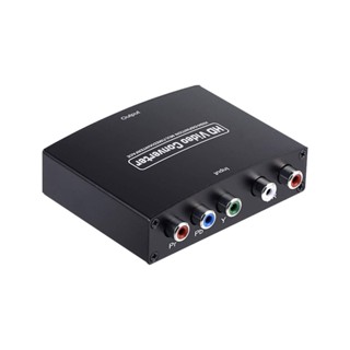 Componente YPbPr 5RCA Para HDMI Adaptador R/L Conversor De Áudio 1080P Vídeo DVD PS3 em Oferta na Shopee