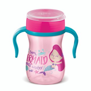 Copo de Treinamento Infantil 360 Evolution 240ml Rosa Lillo