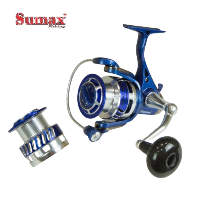 MOLINETE DE PESCA SUMAX SPIRIT SP-6000 - 6 ROLAMENTOS - DRAG:10KG C/ CARRETEL EXTRA