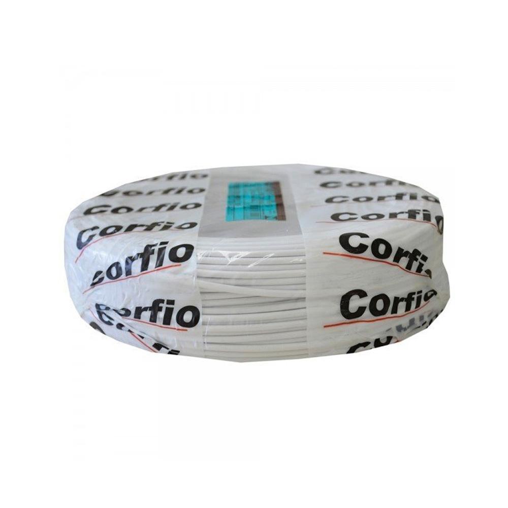 Fio Elétrico Flexível Corfio 1,5 mm 750v Rolo 100m Branco Cabo em Oferta na Shopee