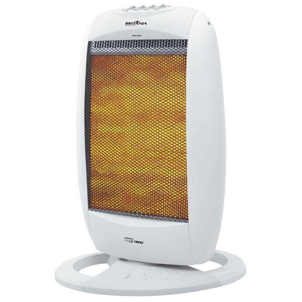 Aquecedor Elétrico Britânia AB1200BR Oscilante 2 Níveis 1200W em Oferta na Shopee