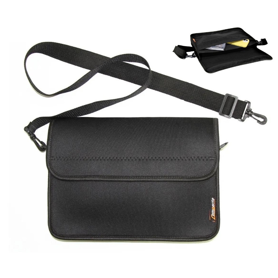 Case Capa Mala Pasta Maleta Bag Bolsa Carteiro Para Notebook de 14.1"  e 15.6" polegadas Preta