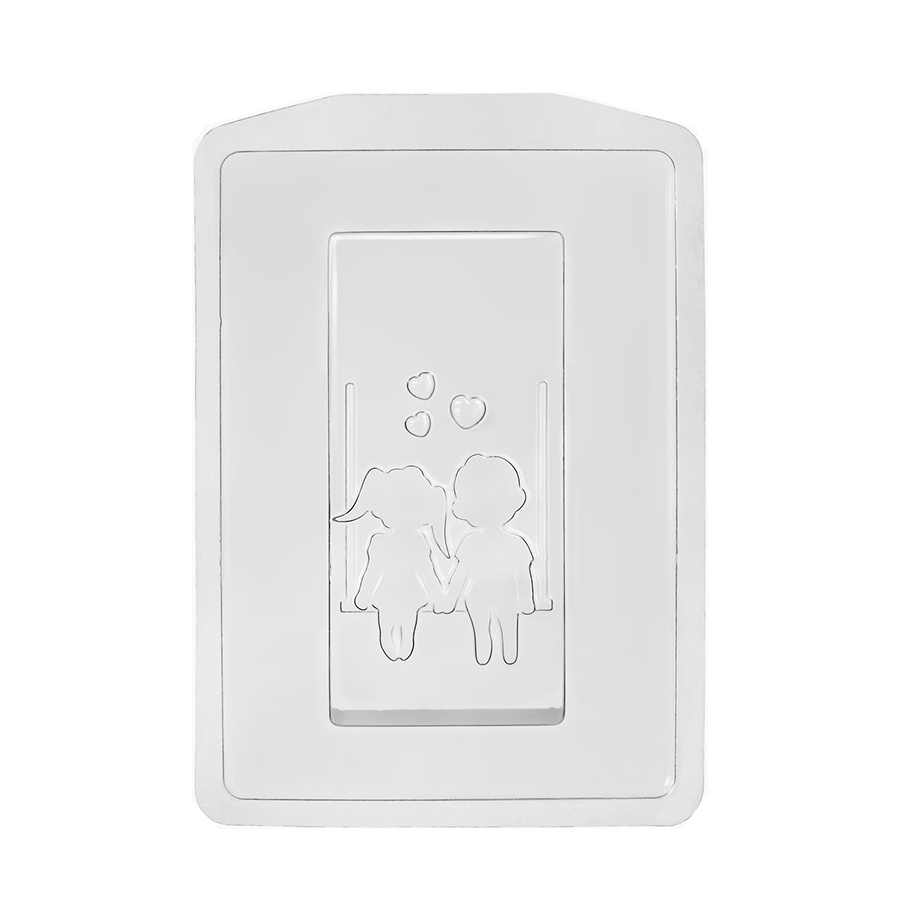 Forma de Acetato - Casal Love - Ref. FP234 - 1 unidade - Crystal - Rizzo em Oferta na Shopee