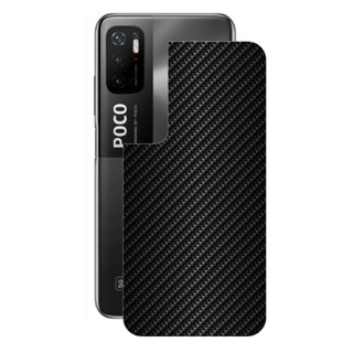 Película para Xiaomi Poco M3 Pro - Traseira de Fibra de Carbono Preta - Gshield em Oferta na Shopee