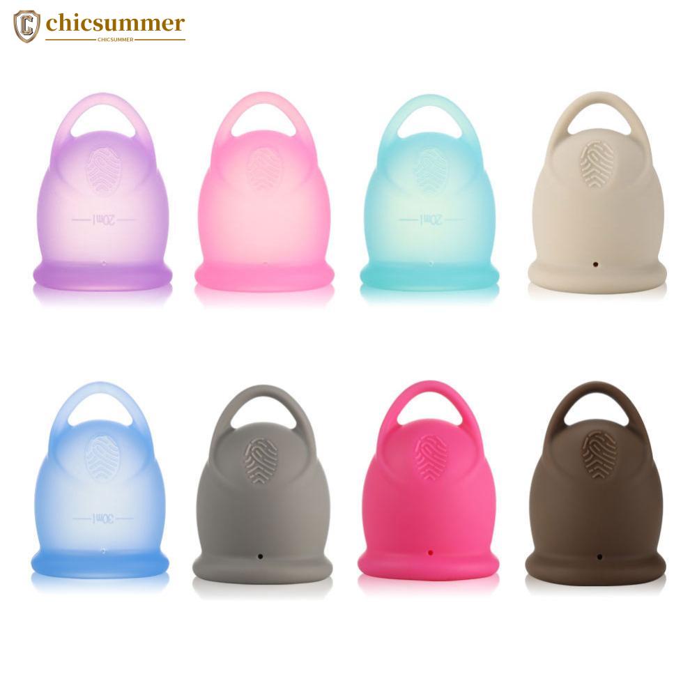 CHICSUMMER Copa Menstrual De Silicone L/S Higiene Feminina Reutilizável Q3V9 em Oferta na Shopee