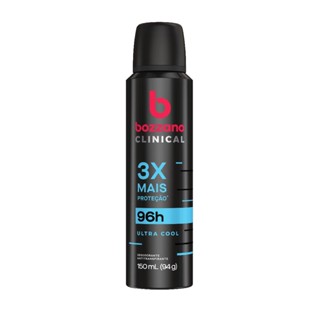 Kit 2 Antitranspirante Aerossol Clinical Ultra Cool Bozzano 150Ml