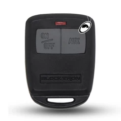 Controle 2 Botões Alarme Blocktron Antigo LED Vermelho