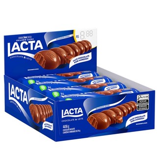 Barra de Chocolate Lacta Tablete 34g c/12 - Escolha seu Sabor