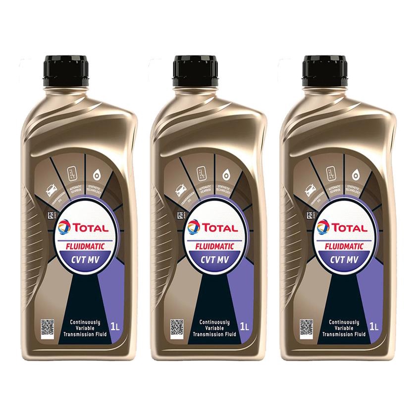 Kit 3 Total fluido de transmissao CVT MV Sintetico