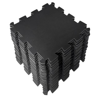 Kit 20 Tatames 30x30 Preto Economico