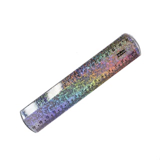 Régua New Line Holográfica Glitter 15cm em Oferta na Shopee