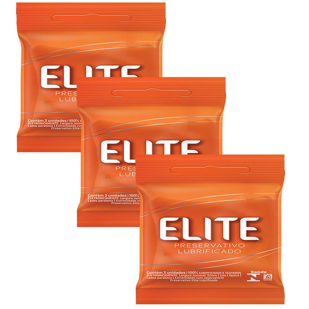 Kit 3 Preservativos Blowtex Elite 3 Unidades em Oferta na Shopee