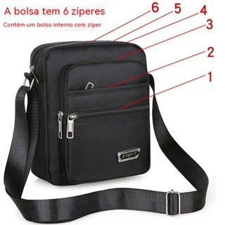 Bolsas de ombro casuais para homens, mochilas de tecido Oxford, pequenas mochilas masculinas, bolsas de ombro casual, bolsas de lona
