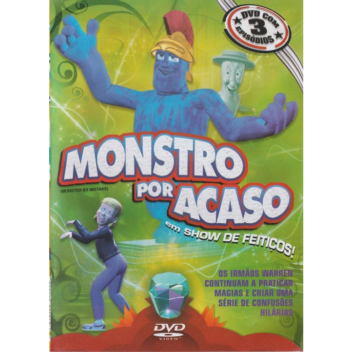 DVD Monstro por Acaso Show de Feitiços 3 Episódios