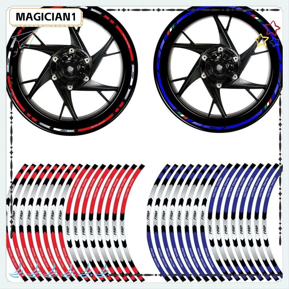 Adesivos Mágicos Para Rodas De Motocicleta , Decalques De Bicicleta , Acessórios Fita Listrada De Aro , Carro em Oferta na Shopee