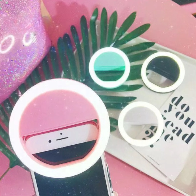 Anel de Led Luz para Selfie Ring Light Flash Celular Apple IPhone Samsung Galaxy smartphone