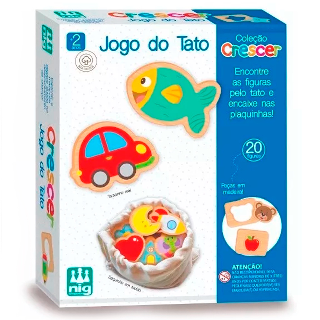 Jogo Educativo Crescer Jogo Do Tato 0459 - Nig Brinquedos em Oferta na Shopee