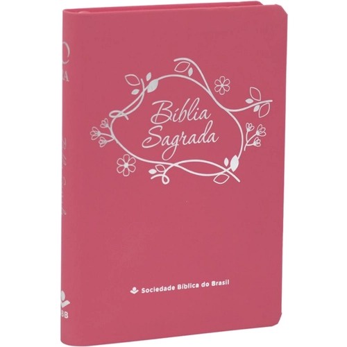 Bíblia Sagrada RA | Letra Grande | Zíper | Pink Flores em Oferta na Shopee