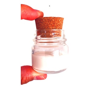 150 Mini Pote De Vidro 40ml P/ Vela Tampa De Rolha Charmoso Lindo