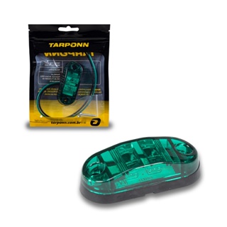 Lanterna Delimitadora Lateral Verde Carreta Caminhão Reboque 12/24v em Oferta na Shopee
