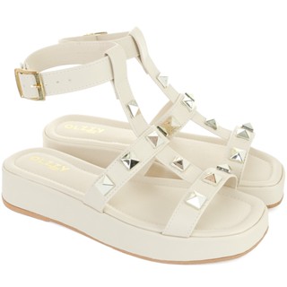 Sandália Birken Flat Slide Flatform Feminino Estilo Moda Conforto Piramide OLZZY