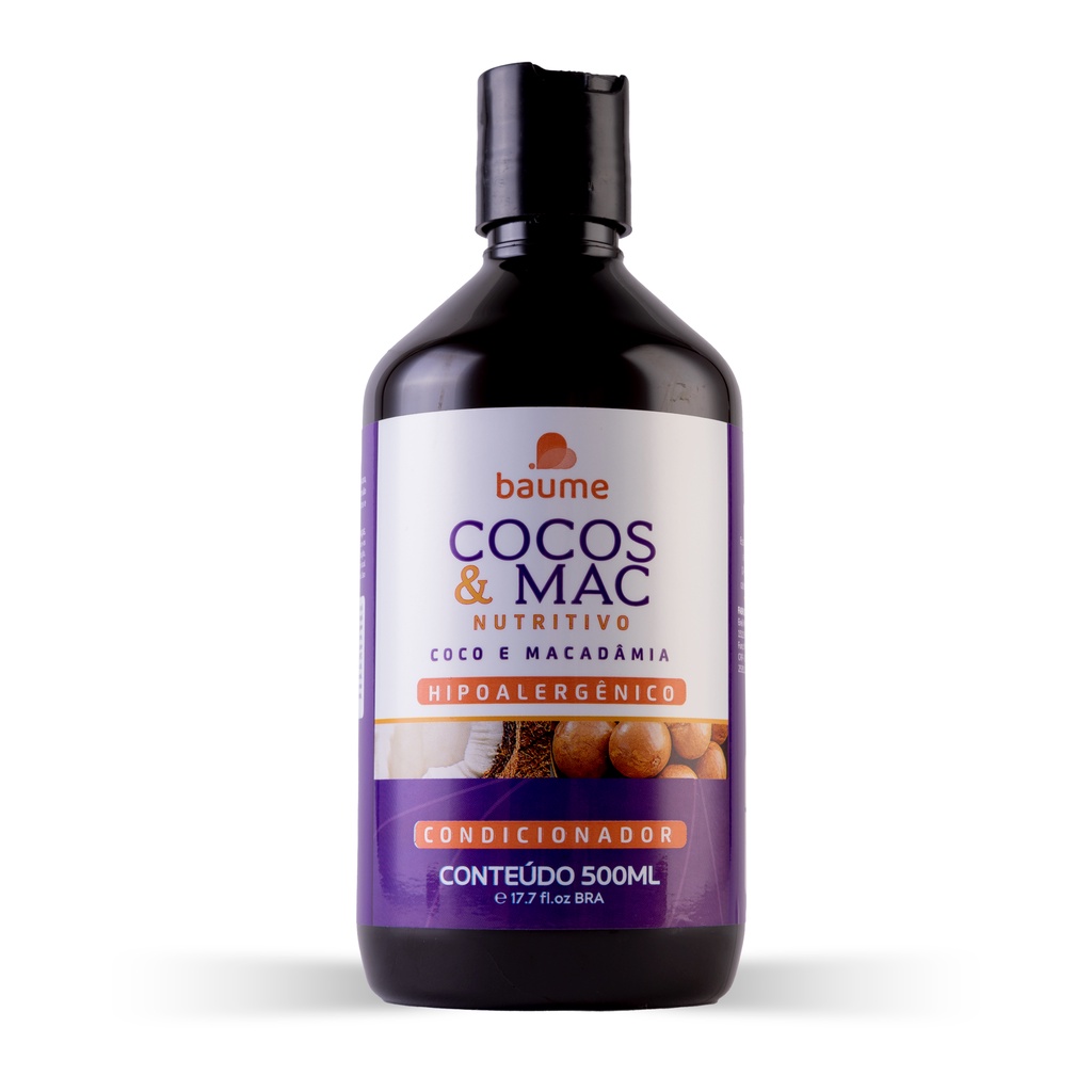 Condicionador Nutritivo Coco Hipoalergenico 500ml - Baume