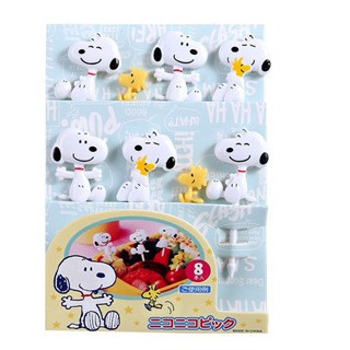8pcs Garfo De Frutas Animais Mini Desenho Kids Snack Cake Picador De Dentes