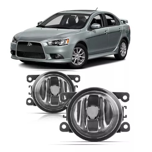 Par Farol De Milha Universal Mitsubishi Lancer GT 2012 2013 2014 2015 2016 2017 2018 2019