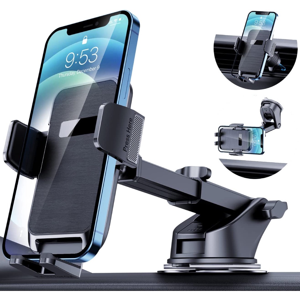 Suporte Veicular Para Celular Universal Ventosa Forte 360° Painel Ar