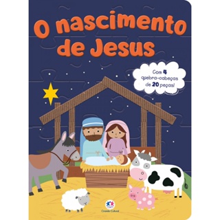 Livro Quebra-cabeça O nascimento de Jesus em Oferta na Shopee