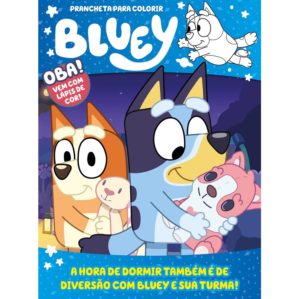 Bluey Prancheta para Colorir - Books & Magazines