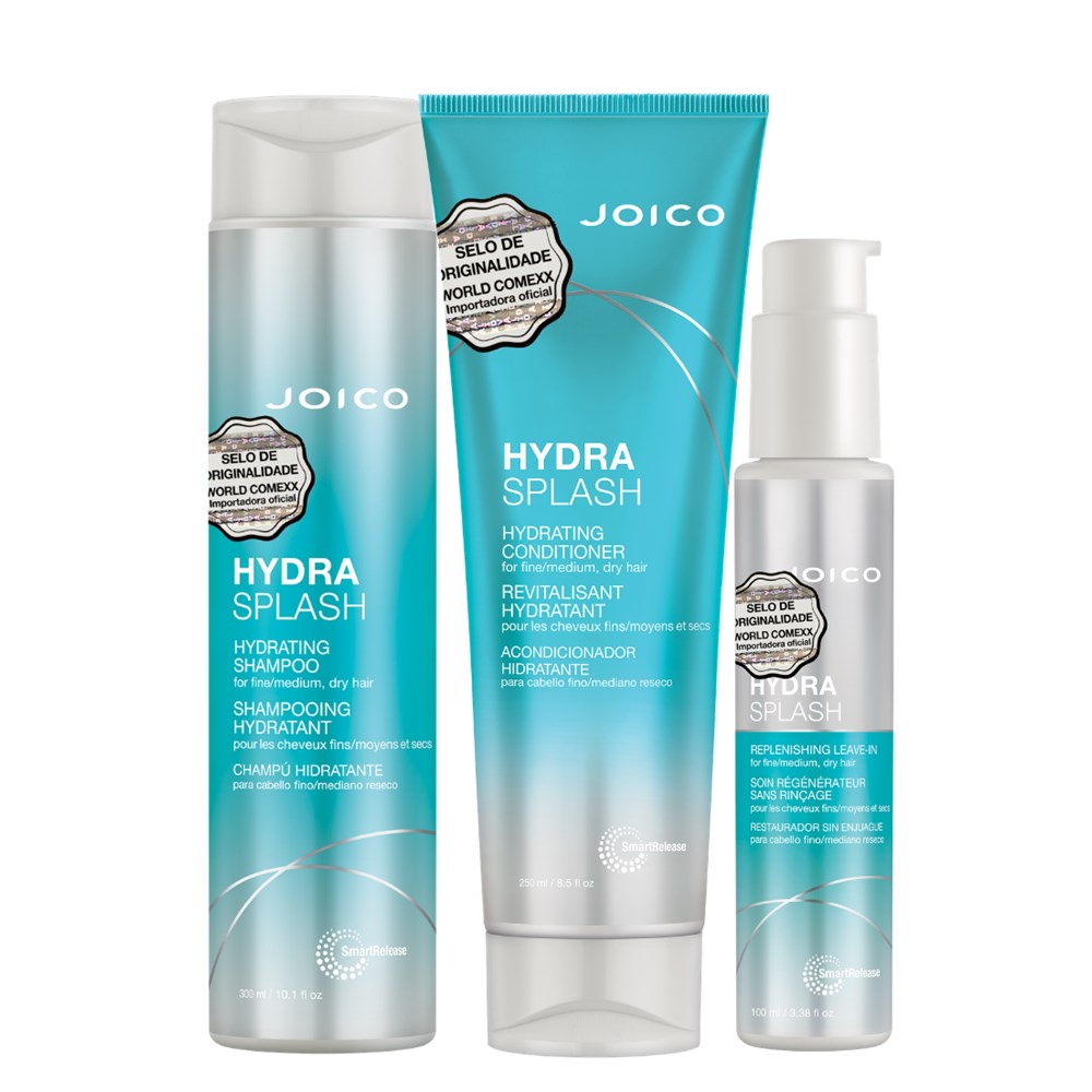 KIT JOICO HYDRA SPLASH HIDRATANTE PARA CABELOS FINOS em Oferta na Shopee