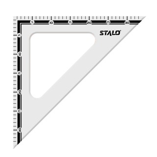 Esquadro de madeira 31cm x 45 graus 8280 Stalo
