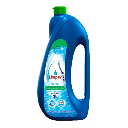 Soluçoes Metais para Piscina 1L Limper Atcllor - Home & Living