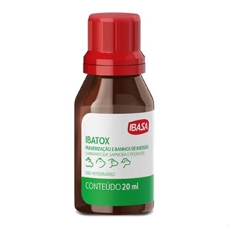 Ibatox 20ml Ibasa - Elimina Carrapato E Pulgas Quintal