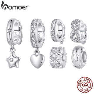 Bamoer 925 Sterling Silver Spacer Beads Prevenir A Queda De Jóias De Moda Acessórios De Bijuteria em Oferta na Shopee