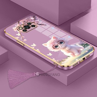 Caixa Macia De Silicone Para Telefone TPU POCO X3 NFC X3 PRO X3 Linda Capa Com Alça Pendurar Tassel