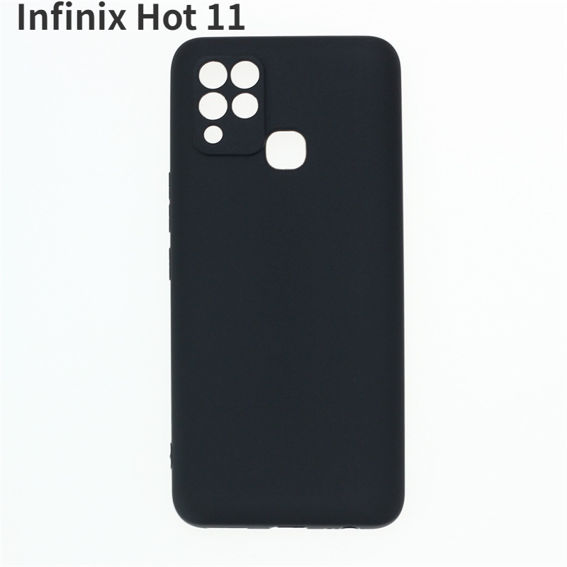 Para Infinix Hot 11 11S NFC 11Paly G37 X675 Capa Protetora De TPU Fosca Completa À Prova De Choque Macia