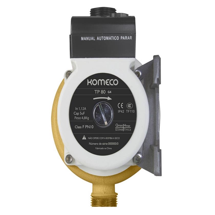 Mini Bomba Pressurizador De Agua Boiler Tp80 G4 248w