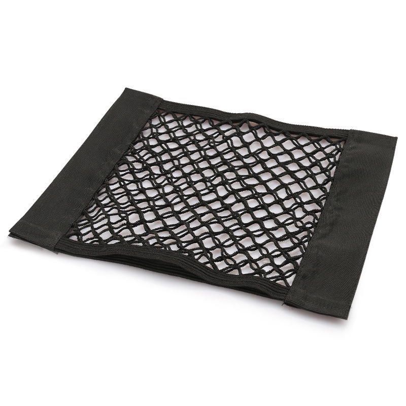 Saco De Armazenamento Do Porta-Malas Carro Redes De Malha De Nylon Organizador Traseiro Elástico De Corda