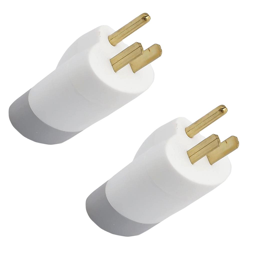 Kit 2 Adaptadores Universal Novo Para Antigo Branco 15A