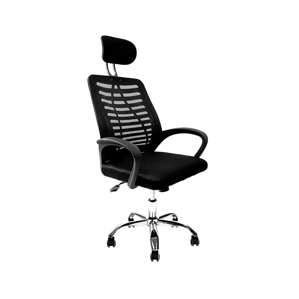 Cadeira de Escritório Secretária Presidente Mesh Ergonômica Heads Top Bestchair Com Encosto de Cabeça - Cores