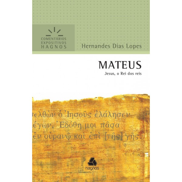Mateus | Comentários Expositivo | Hernandes Dias Lopes em Oferta na Shopee