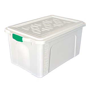Caixa organizadora box alta C/trava branco OR07 70,0L São Bernardo