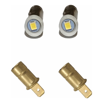 Kit Soquete Latao + Lampada 75 Led Branco Painel Fusca em Oferta na Shopee