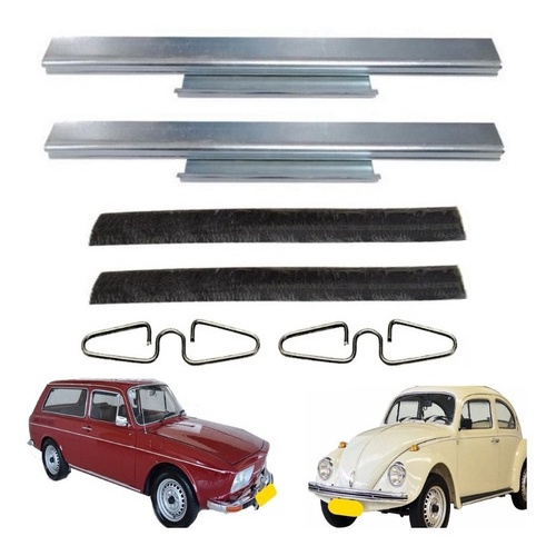 Kit Suporte Base Do Vidro Da Porta Fusca Variant I em Oferta na Shopee