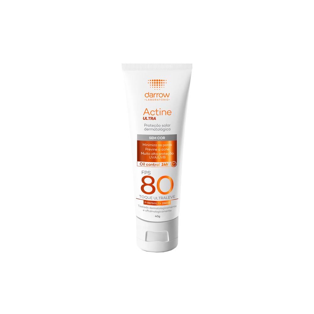 Darrow Actine Ultra FPS80 Protetor Solar Facial 40g - Beauty