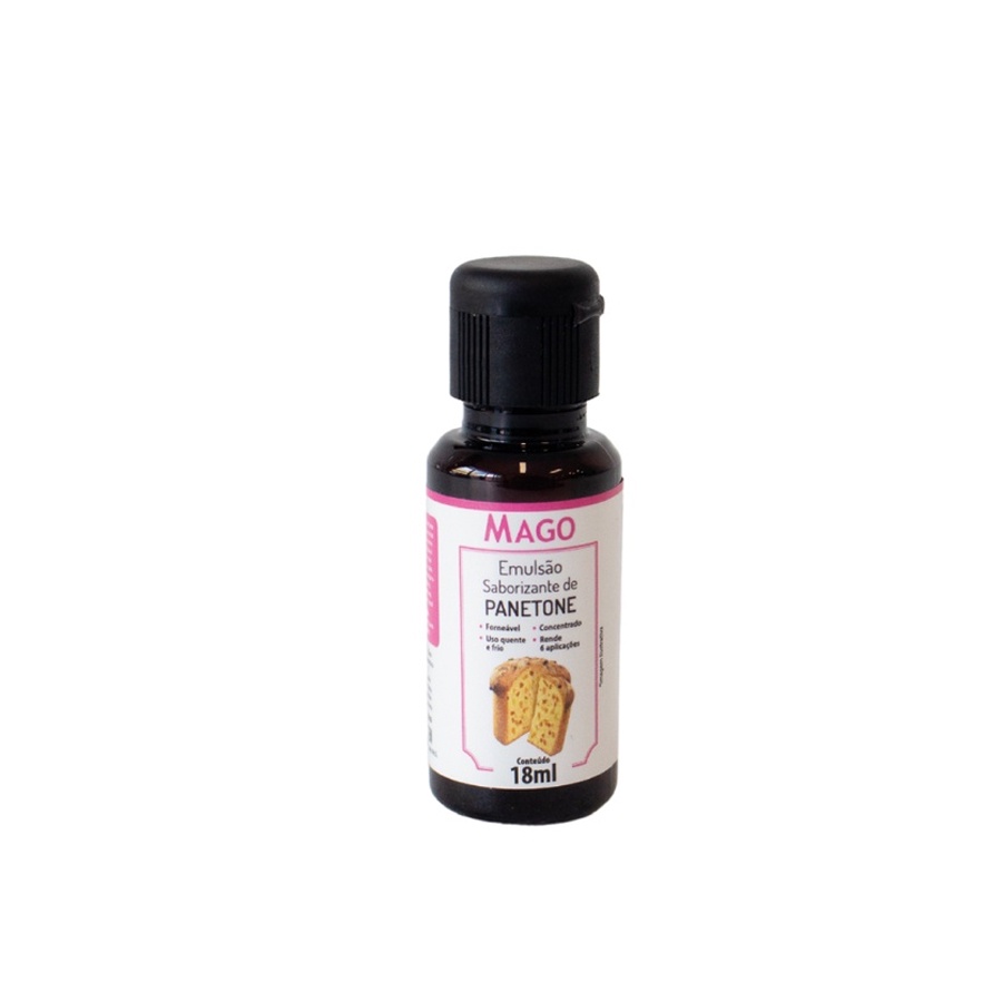 Emulsão Saborizante de Panetone 18ml - 1 Unidade - Mago - Rizzo - Food & Beverages